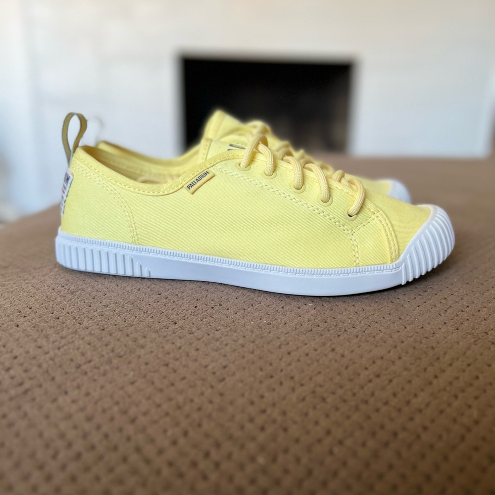 Yellow Palladium Canvas Sneakers Size 6 in women
